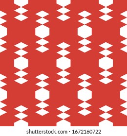 Seamless pattern. Geometrical backdrop. Polygons motif. Quadrangular, hexagonal shapes wallpaper. Rhombuses, hexagons ornament. Geometric background. Digital paper, textile print, abstract. Vector.