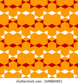 Seamless pattern. Geometrical backdrop. Polygons background. Rhombuses, triangles ornament. Simple shapes wallpaper. Digital paper, web designing, textile print. Vector.