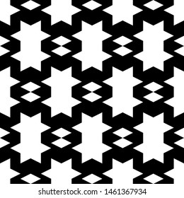 Seamless pattern. Geometrical backdrop. Rhombuses, figures ornament. Simple shapes background. Geometric wallpaper. Polygons motif. Digital paper, textile print, web design, abstract. Vector artwork.