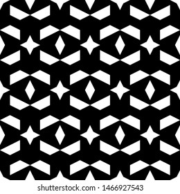 Seamless pattern. Geometrical backdrop. Rhombuses, figures ornament. Simple shapes background. Geometric wallpaper. Polygons motif. Digital paper, textile print, web design, abstract. Vector artwork.
