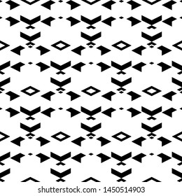 Seamless pattern. Geometrical backdrop. Shapes background. Rhombuses, chevrons, figures ornament. Geometric wallpaper. Polygons motif. Digital paper, textile print, web design, abstract. Vector.