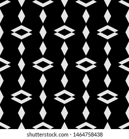 Seamless pattern. Geometrical backdrop. Simple shapes wallpaper. Polygons background. Rhombuses, figures ornament. Digital paper, web designing, textile print. Vector.