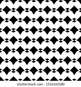 Seamless pattern. Geometrical backdrop. Simple shapes background. Rhombuses, figures ornament. Geometric wallpaper. Digital paper, textile print, web design, abstract. Polygons motif. Vector artwork