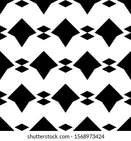 Seamless pattern. Geometrical backdrop. Simple shapes background. Rhombuses, figures ornament. Geometric wallpaper. Digital paper, textile print, web design, abstract. Polygons motif. Vector artwork.