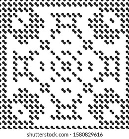 Seamless pattern. Geometrical backdrop. Simple shapes wallpaper. Circles ornament. Digital paper, web designing, textile print. Figures background. Dots motif. Vector.