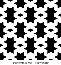 Seamless pattern. Geometrical backdrop. Simple shapes background. Rhombuses, figures ornament. Geometric wallpaper. Polygons motif. Digital paper, textile print, web design, abstract. Vector artwork.