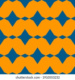 Seamless pattern. Geometrical backdrop. Simple shapes background. Rhombuses, figures ornament. Polygons motif. Geometric wallpaper. Digital paper, textile print, web design, abstract. Vector artwork.