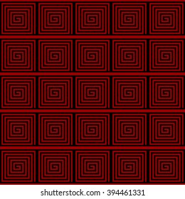 Seamless pattern with geometrical figures. black and red color. vector image. For web design, presentations, textile and light industry