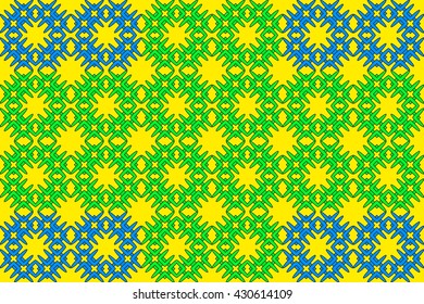 Seamless pattern with geometrical figures. Black and white vector image. For web design, presentations, textile and light industry