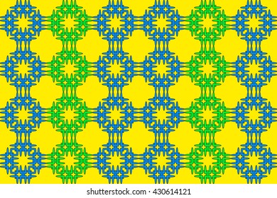 Seamless pattern with geometrical figures. Black and white vector image. For web design, presentations, textile and light industry