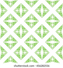 Seamless pattern with geometrical figures. Colored background
