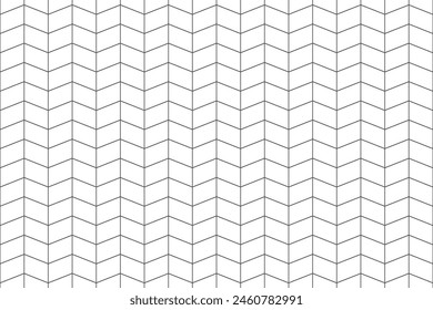 Seamless pattern with geometrical lines isolated on white background