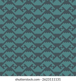 Padrão contínuo. Ornamento geométrico. Fundo de mosaicos. Papel de parede de azulejos. Motivo étnico Fundo geométrico. Papel digital. Estampagem têxtil de caráter ético. Web design abstrato. Trabalho artístico de vetor