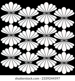 Seamless pattern geometrical style fabric design. Modern art background.