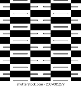 Nahtloses Muster. Geometrische Fliesen. Ethnischer Hintergrund. Folk-Tapete. Stammesverzierung. Geometrisches Bild. Ethnisches Motiv. Oberflächenstruktur. Textildruck. Abstrakter Hintergrund. Vektorkunst.
