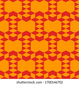 Seamless pattern. Geometrical wallpaper. Rhombuses, triangles, chevrons, figures ornament. Ethnic motif. Geometric background. Shapes backdrop. Digital paper, abstract.