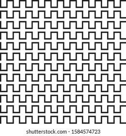 Seamless pattern geometric.Black and white background.Design for background