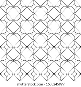 Seamless pattern geometric.Black and white background.Design for background