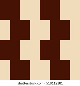 Seamless pattern of geometries in chocolate colors
