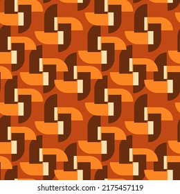 Seamless pattern with geometry elements