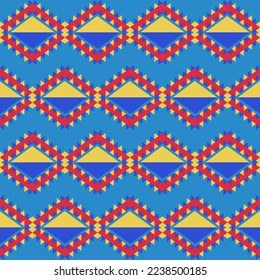 Seamless pattern geometry ethnic tribe native graphic for textile wrapping cover floor fabric textured wallpaper background. Minimal modern classic retro vintage stripes geometric repeat symmetry.