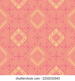 Seamless pattern geometry graphic for textile wrapping cover floor fabric textured wallpaper background. Elegant luxury ornate classic motif stripes geometric pastel repeat symmetry seamless patterns.