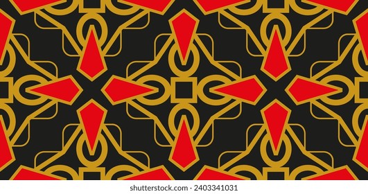 Seamless pattern geometry graphic for textile wrapping cover floor fabric textured wallpaper background