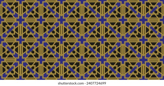 Seamless pattern geometry graphic for textile wrapping cover floor fabric textured wallpaper background