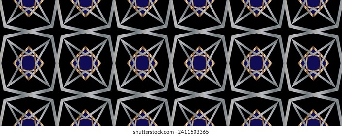 Seamless pattern geometry graphic for textile wrapping cover floor fabric textured wallpaper background