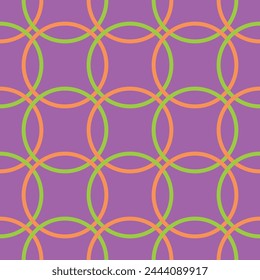 Seamless pattern geometry shape simple minimalist colorful vibrant element outline bright pop geometric