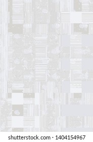 Seamless pattern geomteric  tribal  design. Navajo background with ethnic triangles and vintage effect. Textile print for bed linen, jacket, package design, fabric and fashion concepts - Illustration