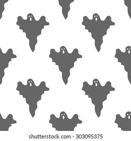 seamless pattern with ghost