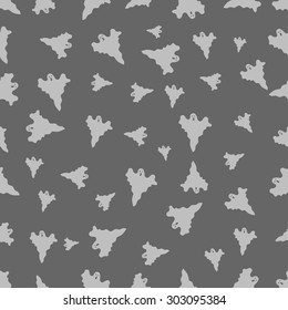 seamless pattern with ghost