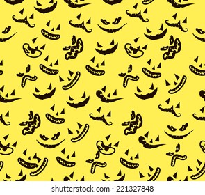 seamless pattern with ghost faces