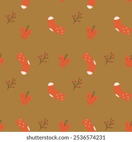 seamless pattern with gifts. pattern for christmas and new year and christmas