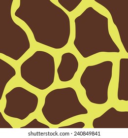 Seamless pattern of giraffe skin.