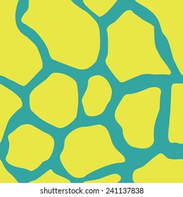 Seamless pattern of giraffe skin. Ideal for textile prints, background, wallpaper.
