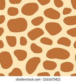 Seamless Pattern With Giraffe Spots. Cute Print For Fabric, Clothes, Toys And Home Decor.