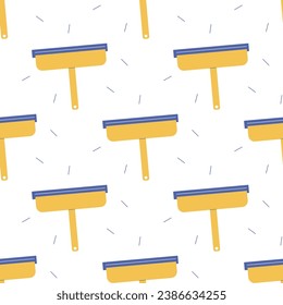 seamless pattern, glass scraper, Spray cleaner, cleaning 