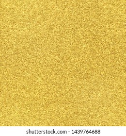 Seamless pattern. Glitter golden gradient. Sparkle golden background with blinking lights. Horizontal background with tinsel and sparkles. Design golden foil for invitation, poster, card, wallpaper 
