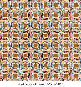 Seamless pattern with globe icon for background.