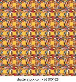 Seamless pattern with globe icon for background.