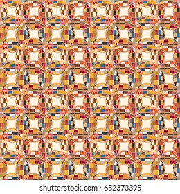 Seamless pattern with globe icon for background.