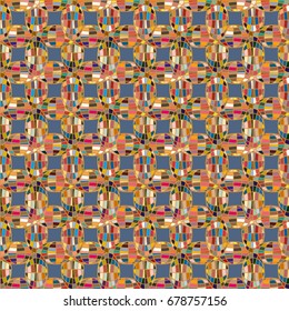 Seamless pattern with globe icon for background.