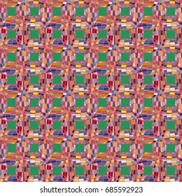 Seamless pattern with globe icon for background.