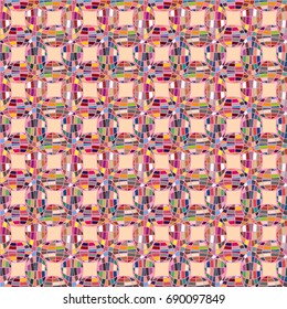 Seamless pattern with globe icon for background.