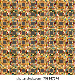 Seamless pattern with globe icon for background.
