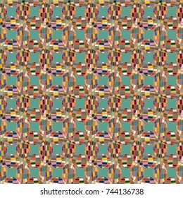 Seamless pattern with globe icon for background.