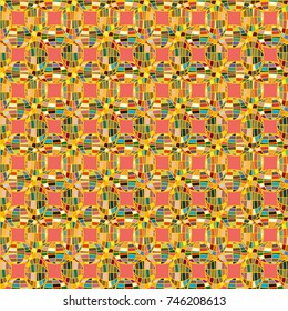 Seamless pattern with globe icon for background.