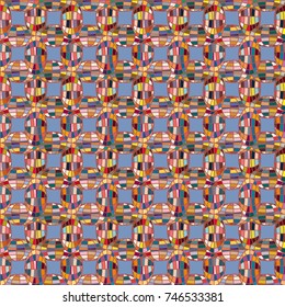 Seamless pattern with globe icon for background.